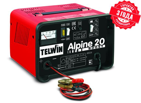 Зарядное устройство Telwin ALPINE 20 BOOST 230V 50/60HZ 12-24V