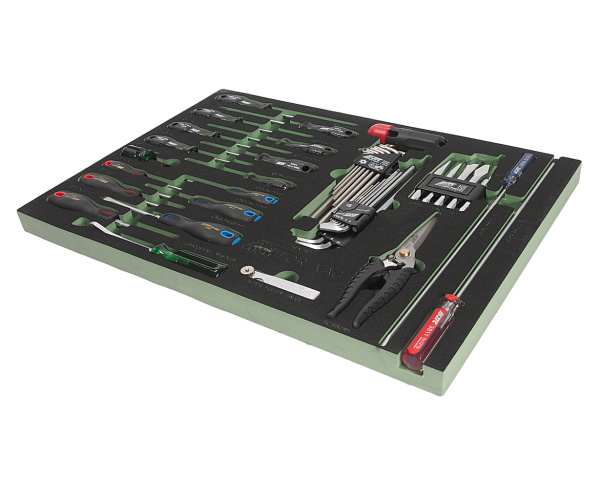 Набор инструментов 43 предмета слесарно-монтажный (VAG) в ложементе JTC-VA3043