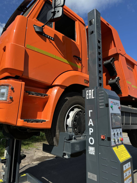 Передвижной электрогидравлический подъемник 6-ть колонн, г/п 51 т, ПКП-8.5/6