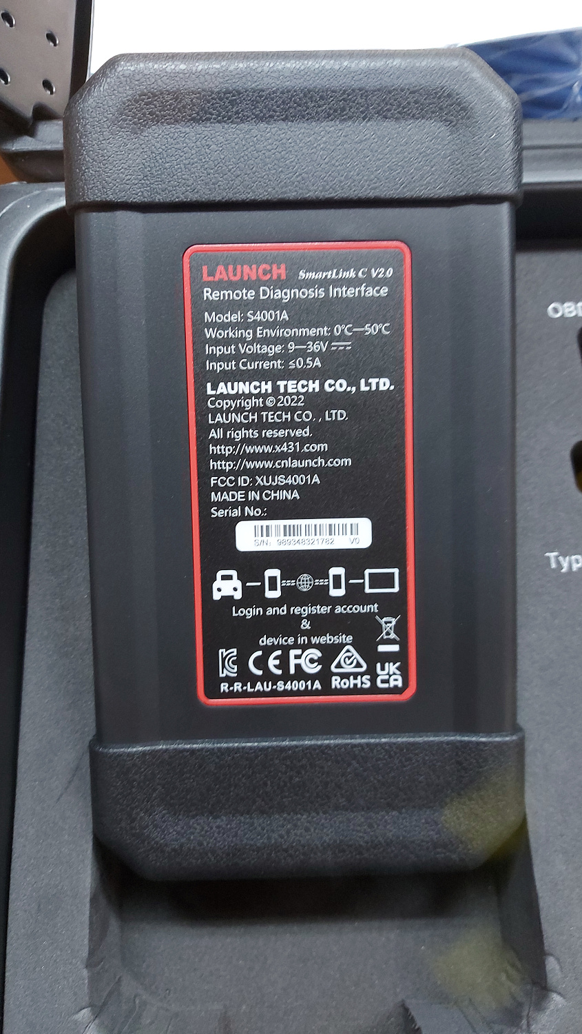 Сканер диагностический Launch X-431 PRO3 Full v. 5.0 SE, для легк. и груз. авто