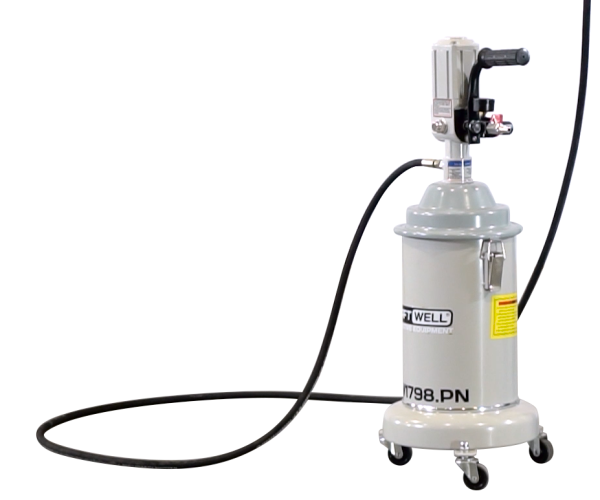 Нагнетатель солидола мобильный с пневмоприводом KRW1798.PN