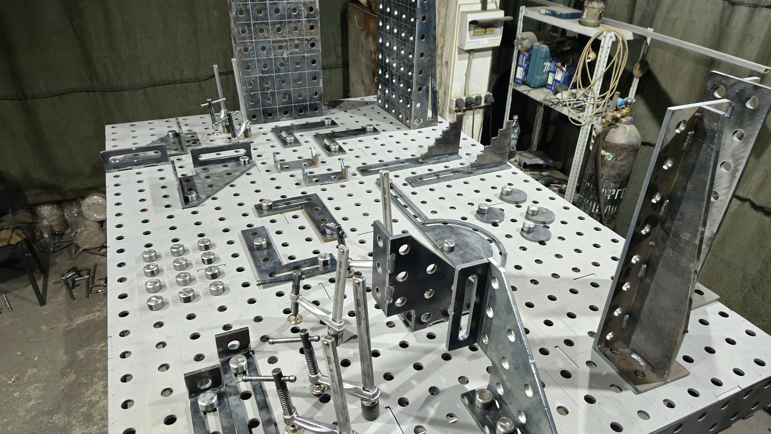 Сварочный 3D стол 1200х800х100 10 мм (шаг 50х50)