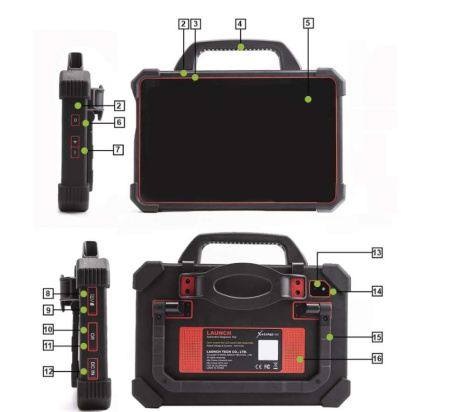 Многофункциональный диагностический сканер Launch X431 PADVII Link