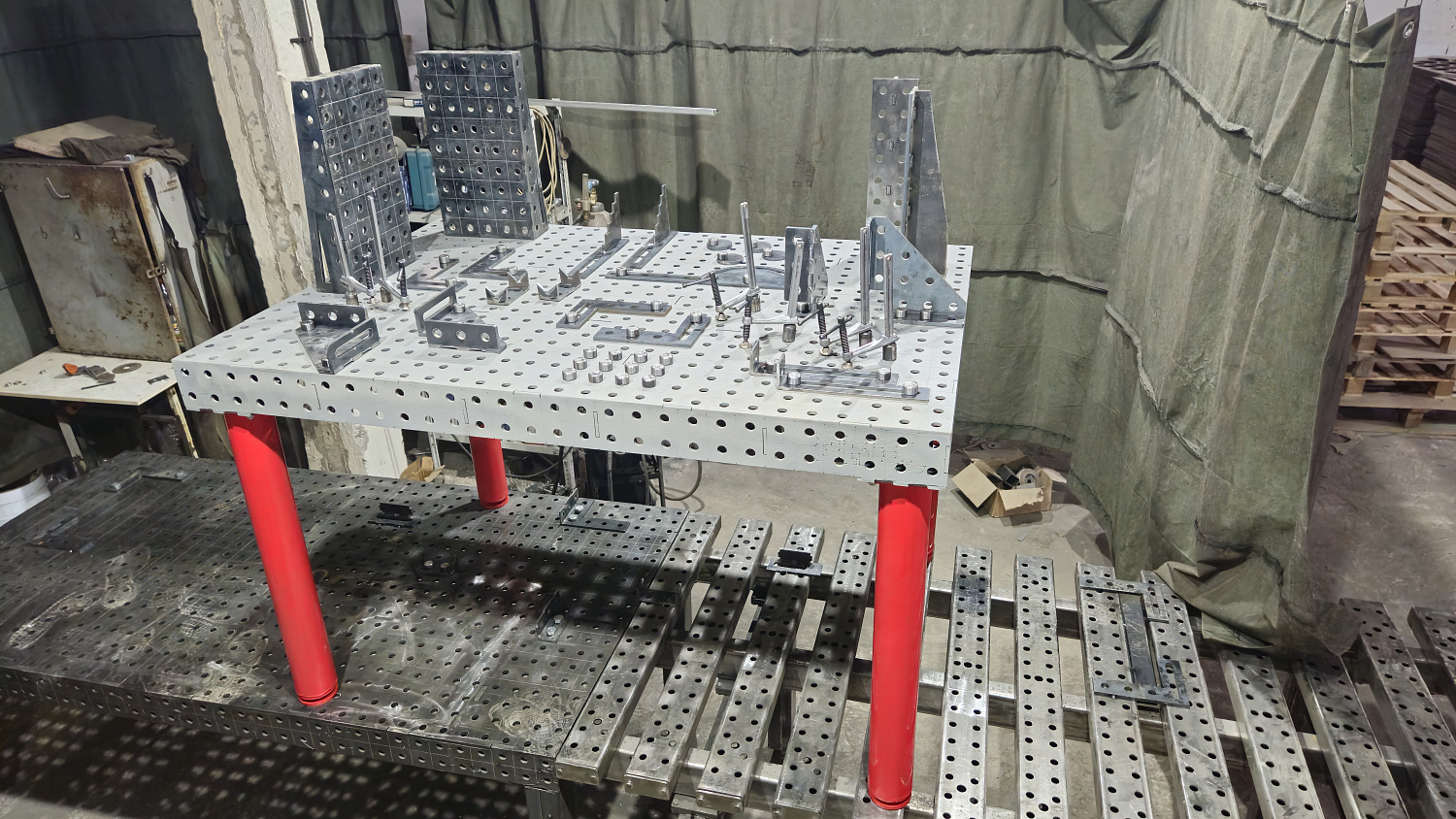 Сварочный 3D стол 1200х800х100 10 мм (шаг 50х50)