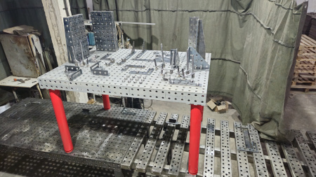 Сварочный 3D стол 1200х800х100 10 мм (шаг 50х50)