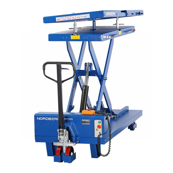 Стол подъемный электрогидравлический для АКБ электромобиля, 1200 кг N3T1501