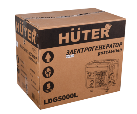 Электрогенератор дизельный Huter LDG 5000L